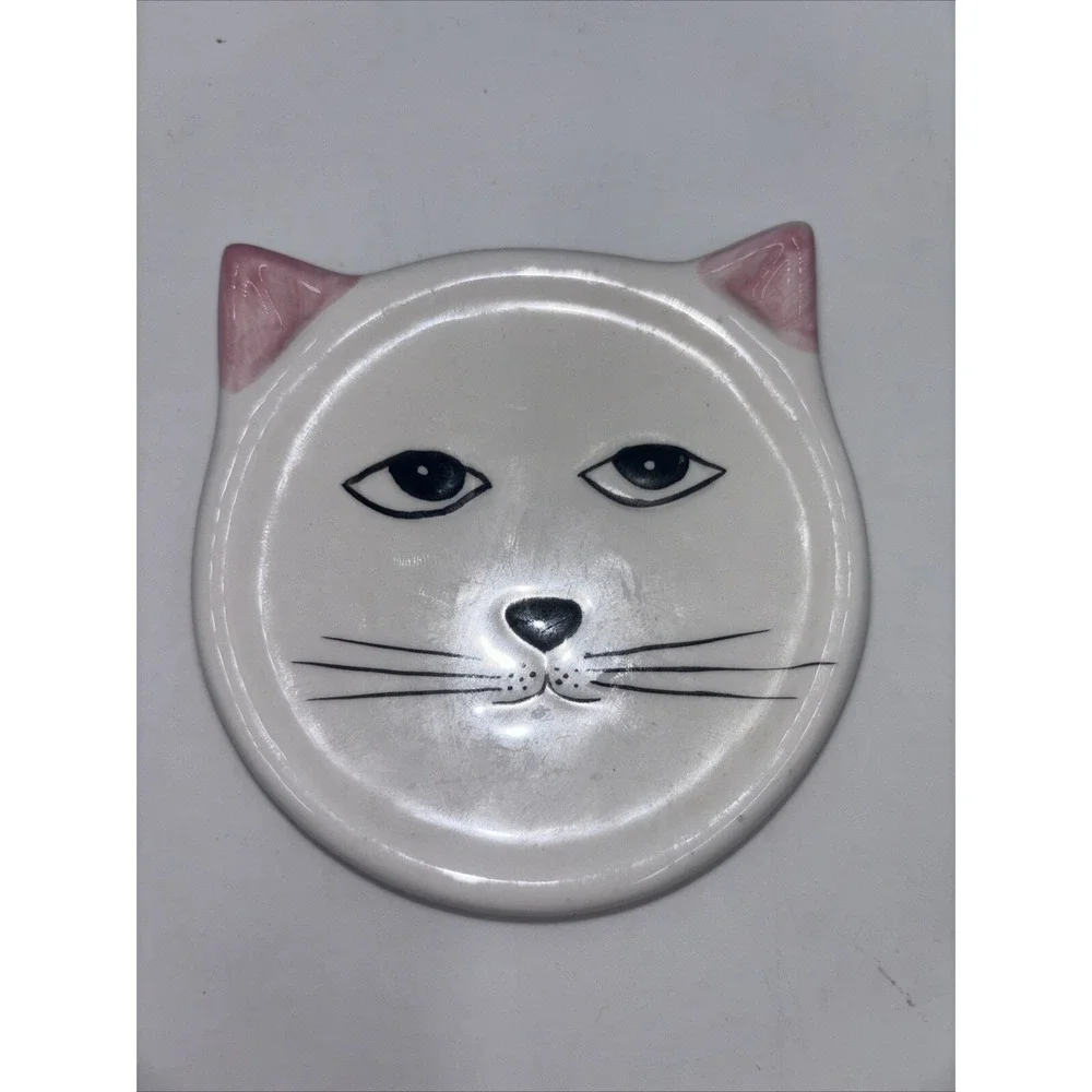 Cat Coasters/ Tea Bag Holders By Bandwagon 2001 Set Of 3